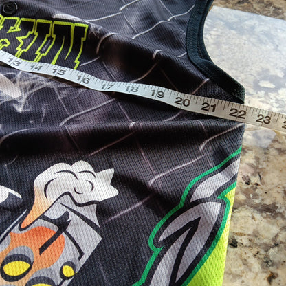 Small Mens Jersey Sleeveless Shirt Smokin Basses Custom Jersey Shirt CA