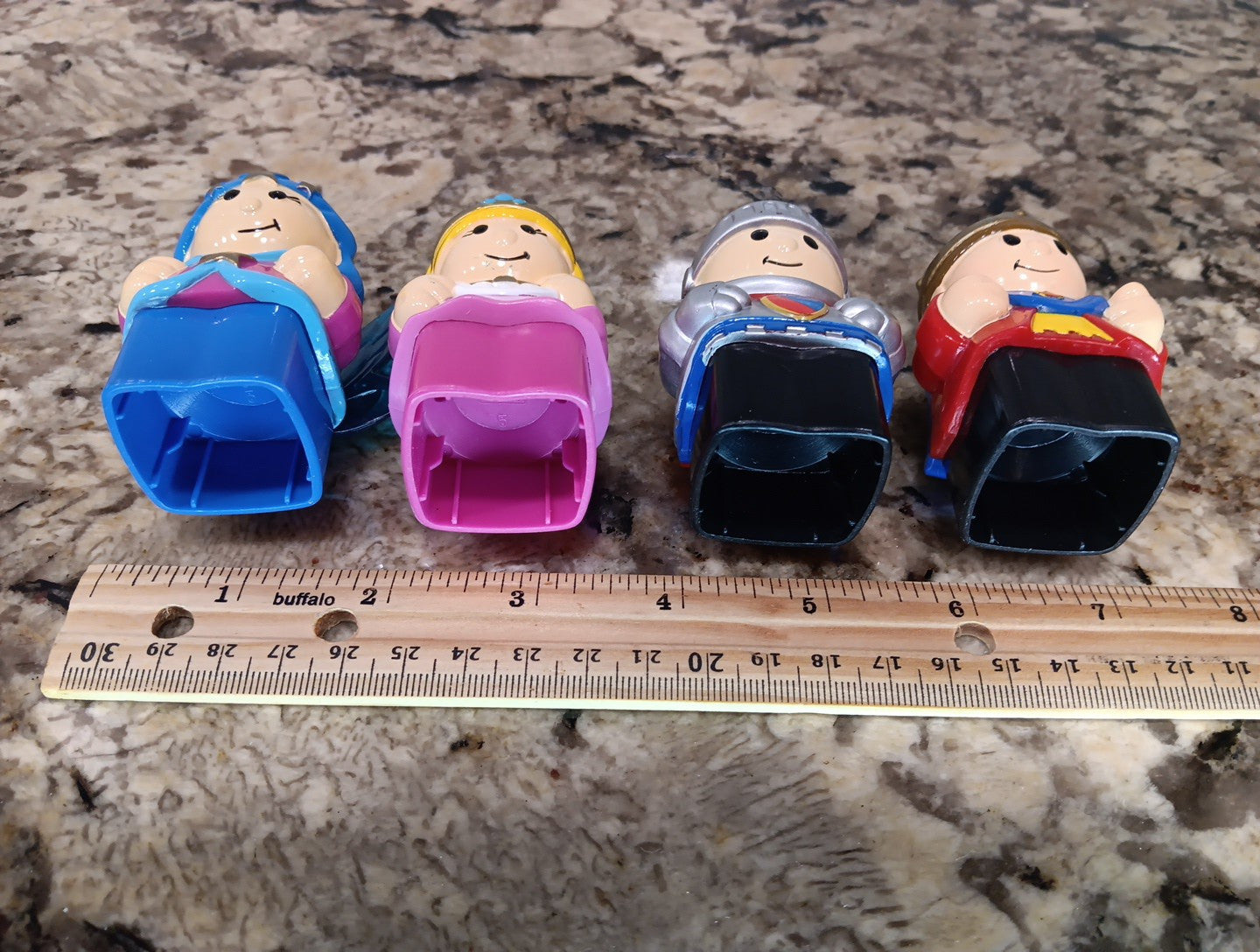 Mega Blocks Figures Set Of 4 Building Block Action Figures Cake Toppers Figurine