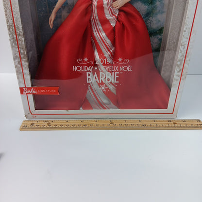 2019 Holiday Barbie Candy Cane Original Box Barbie Signature Joyeux Noel IN