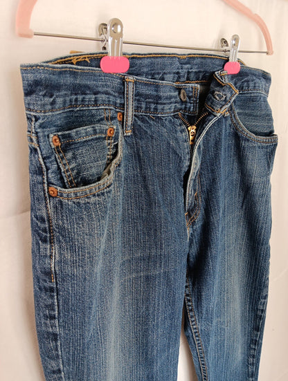 Levi Premium 511 Denim Jeans Mens Size 38x32 Blue Regular Straight See Notes BD