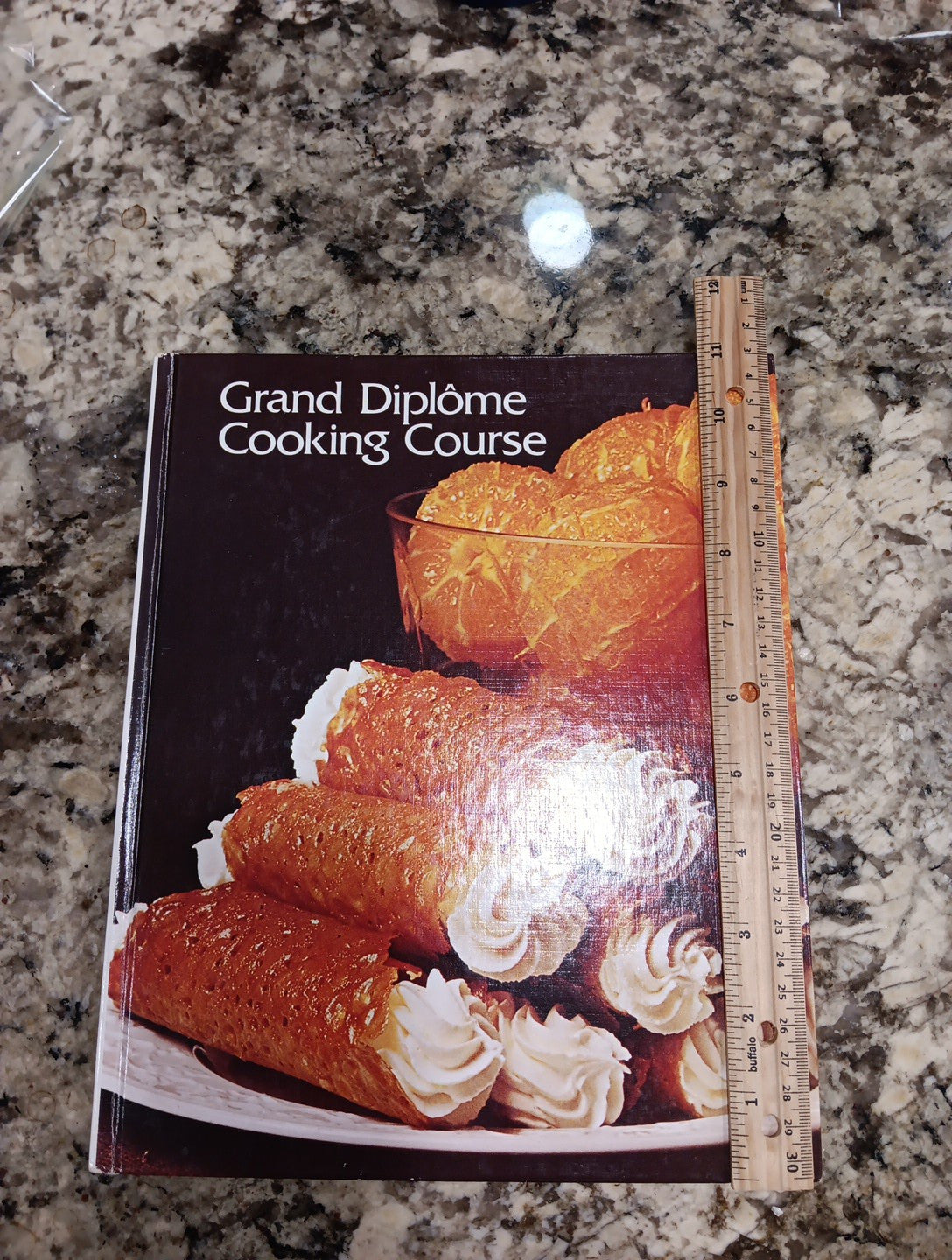Vintage Cookbook Grand Diplome Cooking Course Vol 1 Recipes Hard Cover Chef Cook