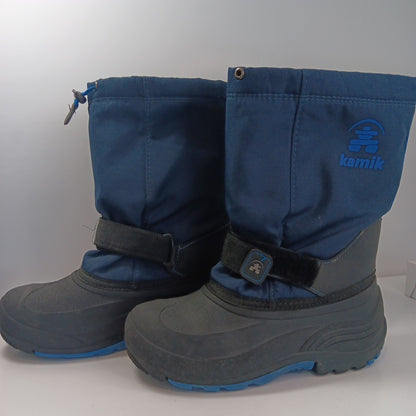 Size 7 Kamik Rocket Winter Men Or Boys Black Insulated Waterproof Made In CANADA