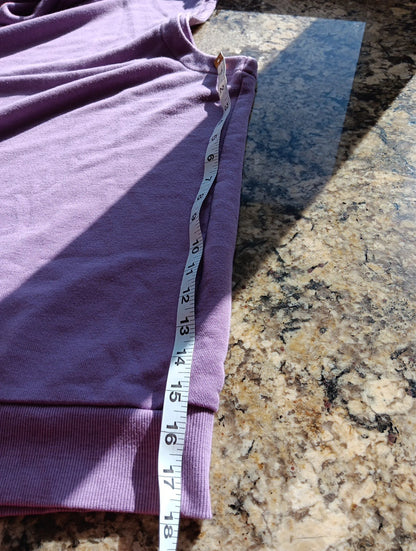 4x Plus Size Womens Sleeveless Hoodie Purple Active Zone Plus Size Very Good KH