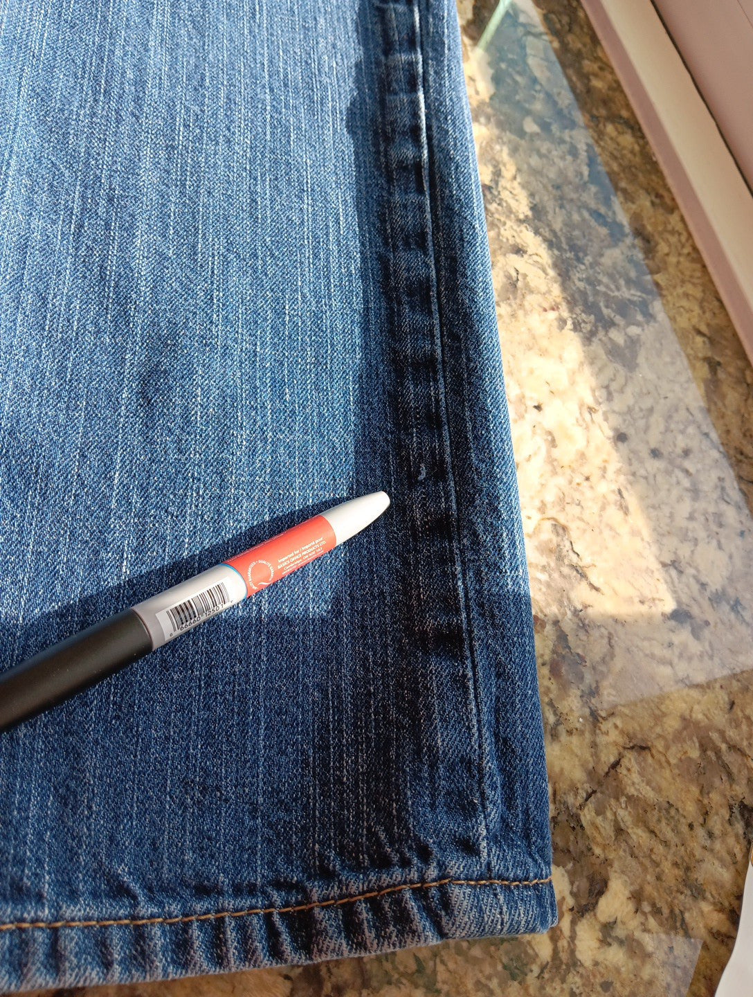 Levi Premium 511 Denim Jeans Mens Size 38x32 Blue Regular Straight See Notes BD