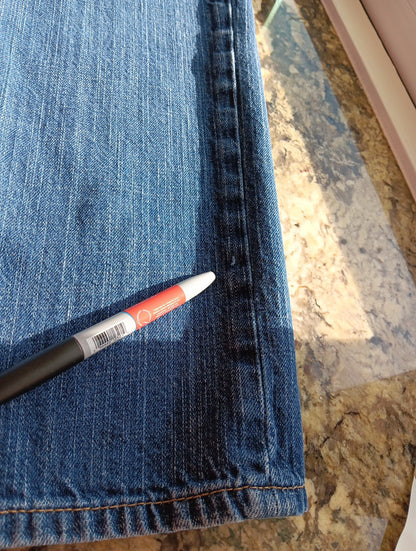 Levi Premium 511 Denim Jeans Mens Size 38x32 Blue Regular Straight See Notes BD