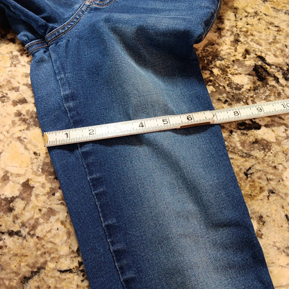 Size 7 X 27 Oh Pomp! Technofitted Skinny Stretch Ankle Womens Blue Jeans Mexico