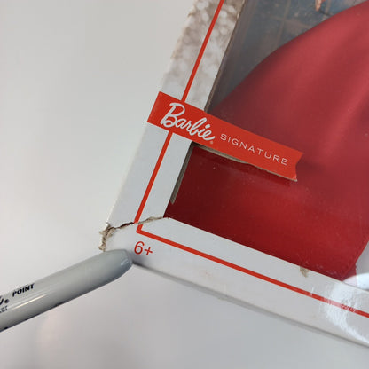 2019 Holiday Barbie Candy Cane Original Box Barbie Signature Joyeux Noel IN