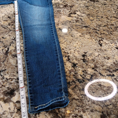 Size 27 X 28 Levi Strauss Signature Modern Skinny Womens Blue Jeans Good Cond PK