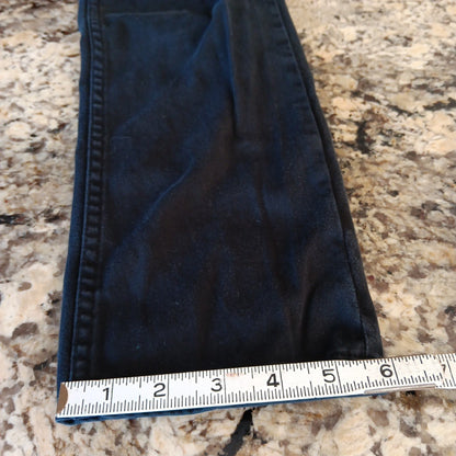 Size 32 X 31  Zara Black Skinny Mid Rise Jeans Women's Made In Turkey