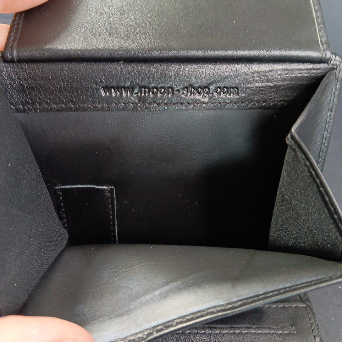 Like New Moon Shop Swiss Design Mens Cowhide Leather Wallet 5in X 4in X