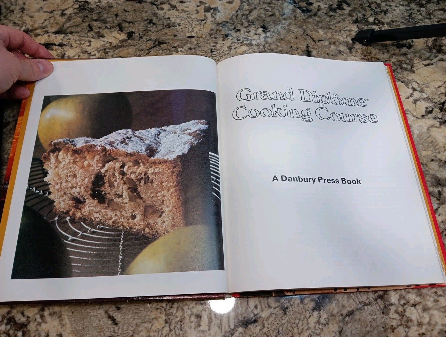 Vintage Cookbook Grand Diplome Cooking Course Vol 1 Recipes Hard Cover Chef Cook