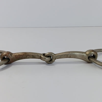 Horse Bridal Bit Iron Single Jointed Loose Iron Ring Snaffle Western 12”  X