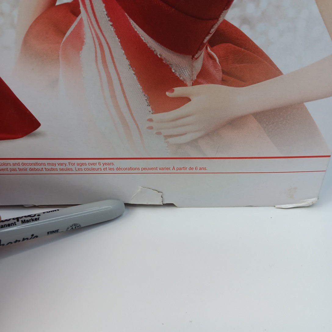 2019 Holiday Barbie Candy Cane Original Box Barbie Signature Joyeux Noel IN