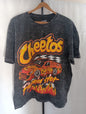 Rare Large Cheetos Racing Shirt Adult Black Flamin Hot Short Sleeve Tee Pepsi MX