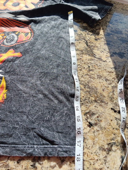 Rare Large Cheetos Racing Shirt Adult Black Flamin Hot Short Sleeve Tee Pepsi MX