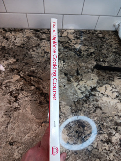 Vintage Cookbook Grand Diplome Cooking Course Vol 1 Recipes Hard Cover Chef Cook